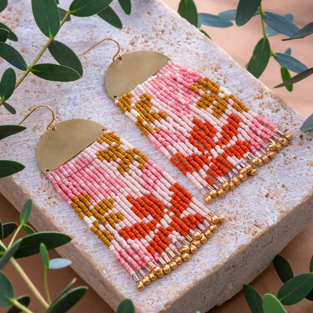 Tropical Fringe Earrings