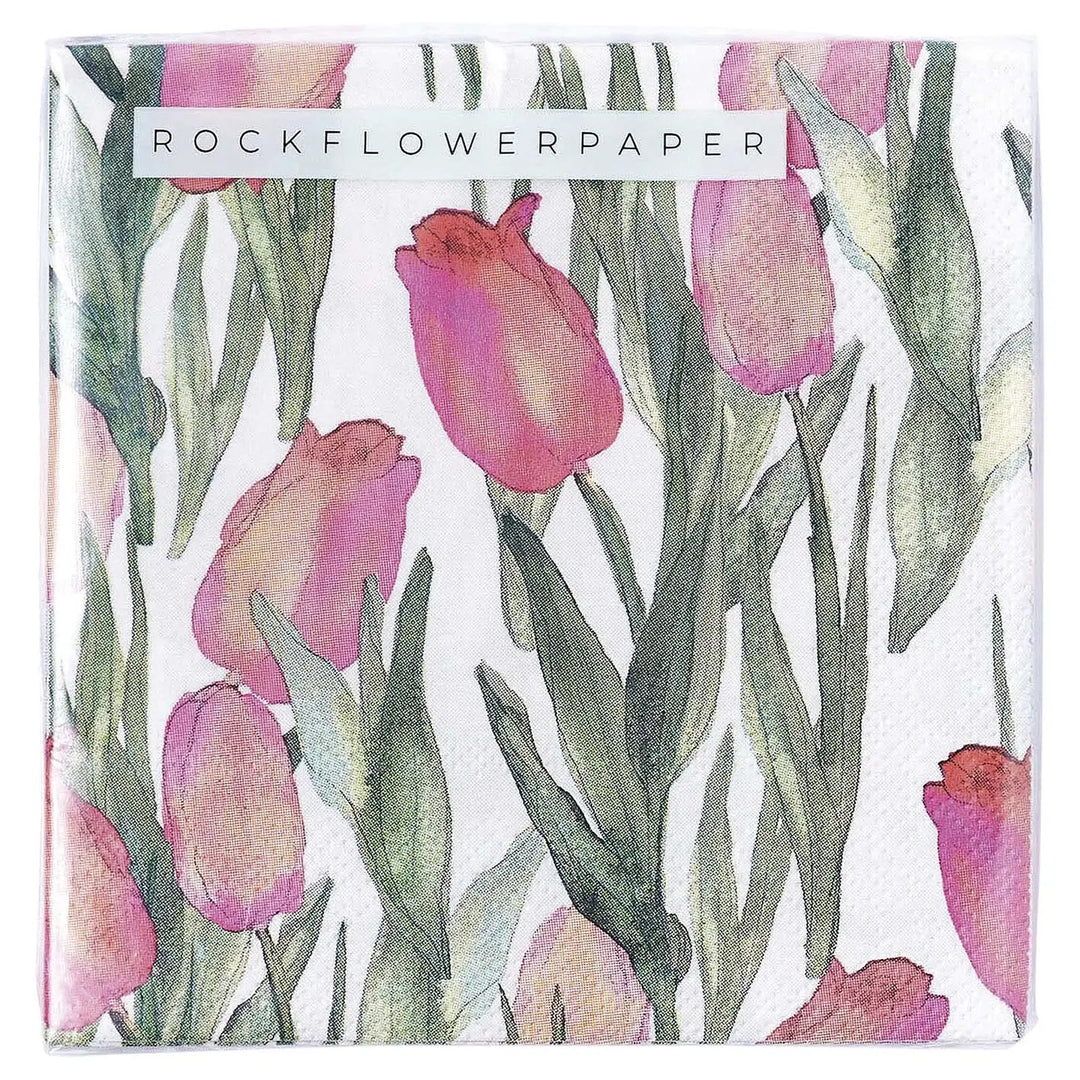 Tulips Decorative Cocktail Napkins