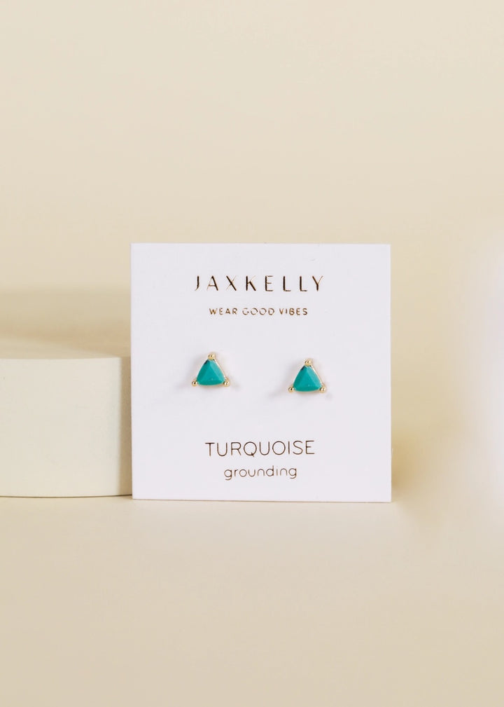 Turquoise Mini Energy Gem Earring