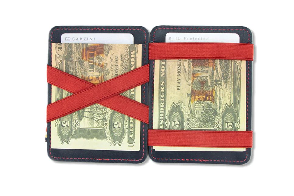 Garzini Urban Magic Wallet- Blue & Red