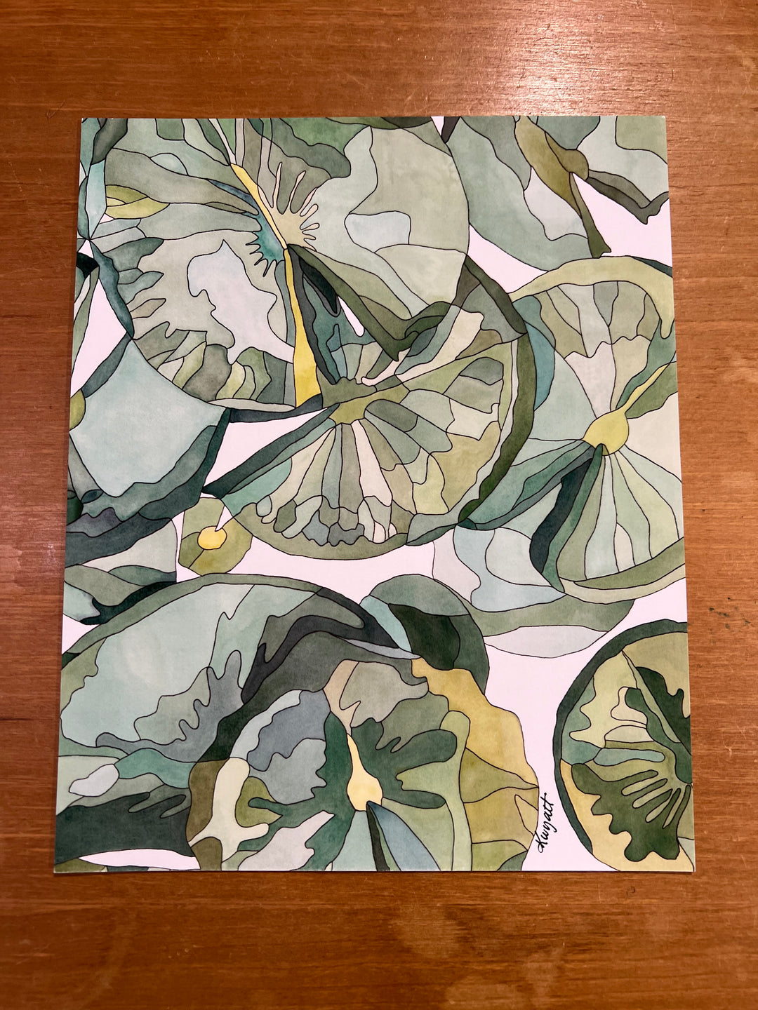 Water Lilies- Kate Wyatt Archival Print