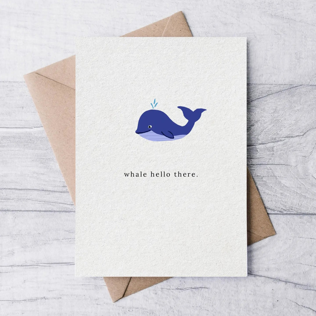 Whale Hello Greeting Card