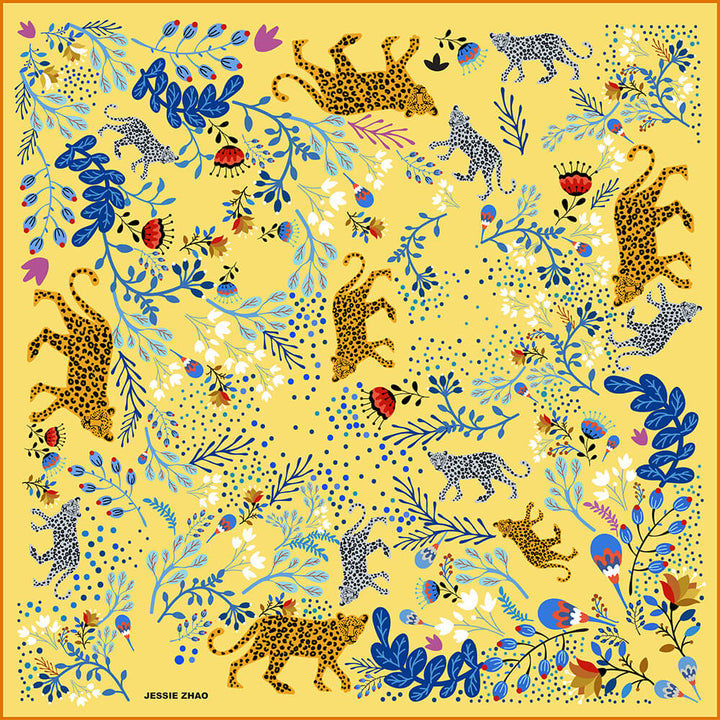 Amazon Rainforest Journey Silk Scarf