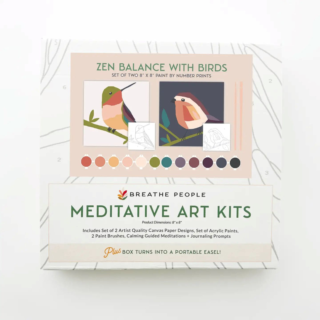 Zen Balance With Birds Paint by Number Kit