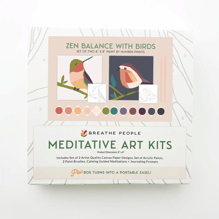 Zen Balance With Birds Paint by Number Kit