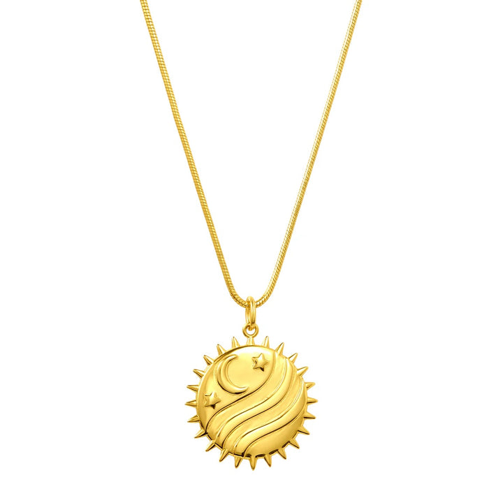 Bezac Pendant Gold Necklace