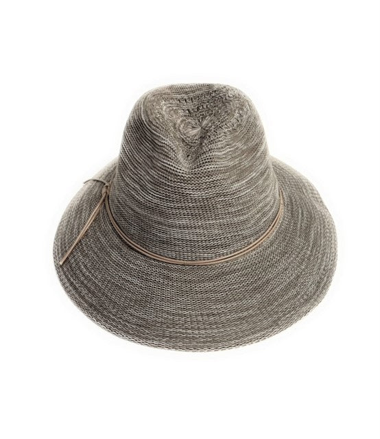 Fedora w/ Tie Accent- Taupe