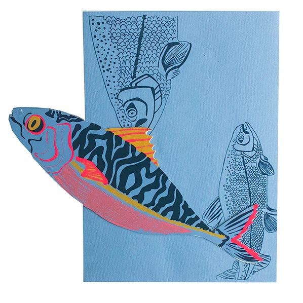 Mackerel Greeting Card