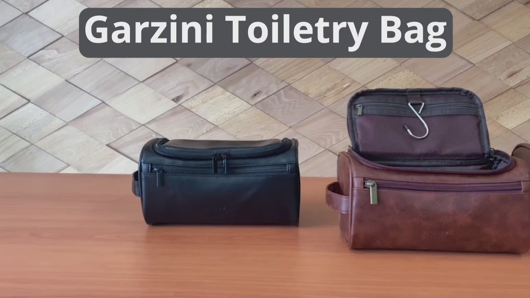 Garzini Toilet Bag- Black