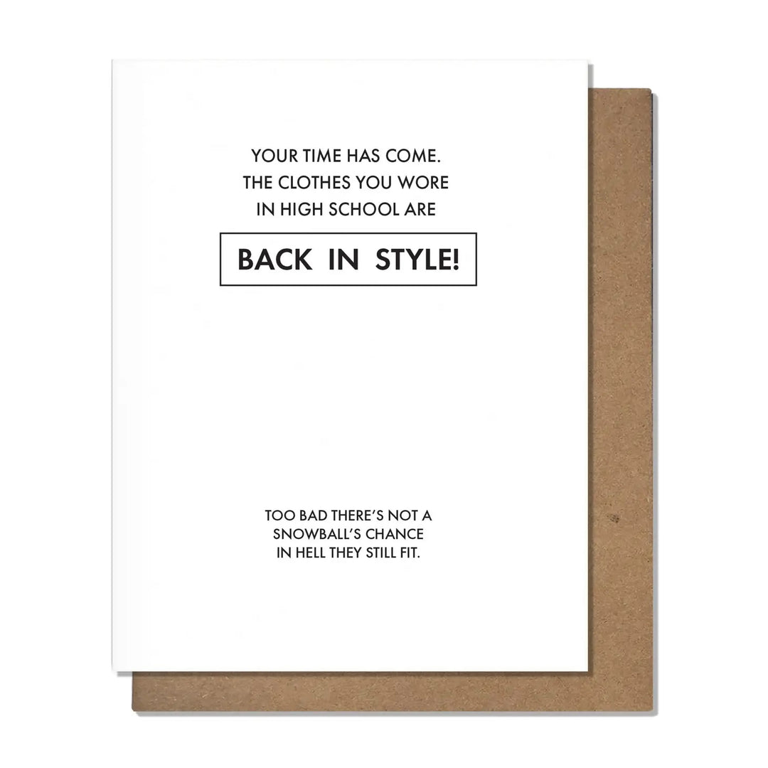 Back In Style Card