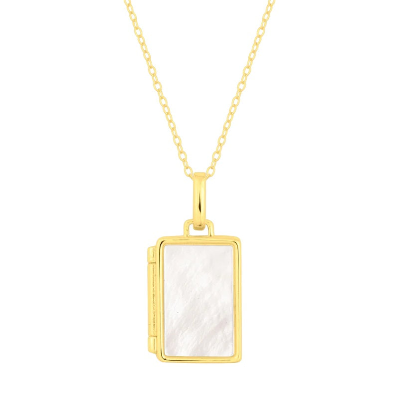 Vivienne Pearl Locket Gold