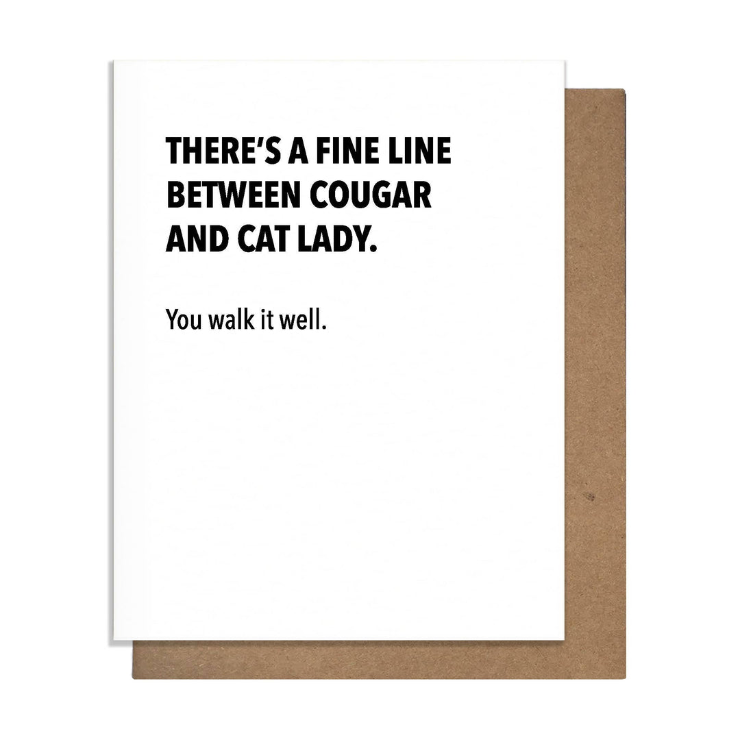 Cougar Greeting Card