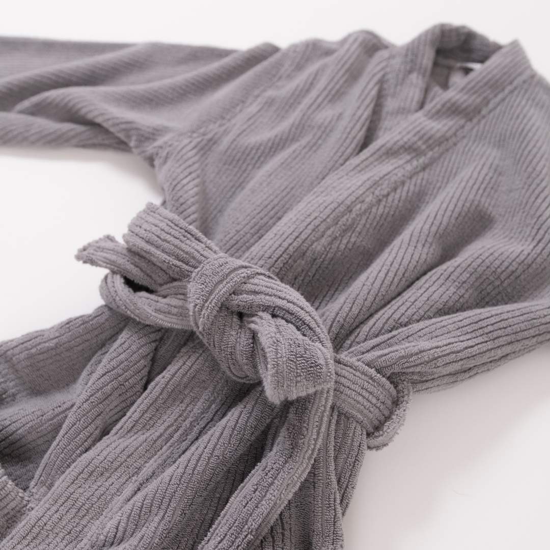 Plush Robe- Grey